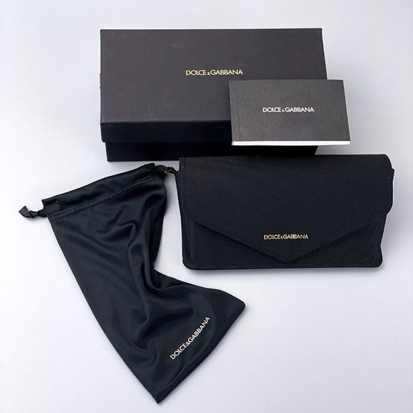 D&G DG6165  501/87 Sunglasses Black Gray Square Women